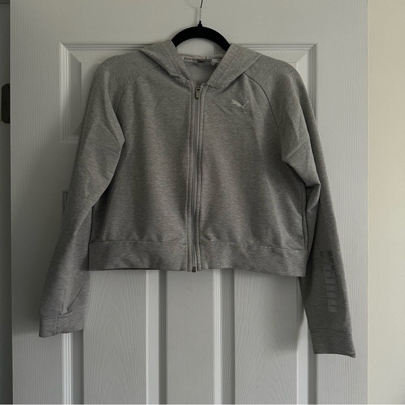 Size M Puma Grey RTG Full Zip Up - Picture 3 of 8